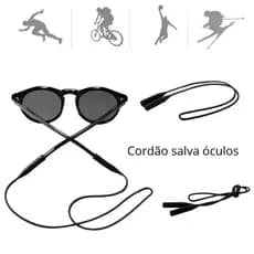 Cordinha de silicone para segurar oculos Salvaoculos com Esportivo