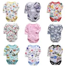 Body manga longa Estampado enxoval Bebê