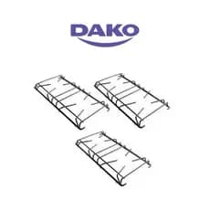 Kit 3 Grelha Para Fogão 6 Bocas Dako Grade Civic Sem Pino