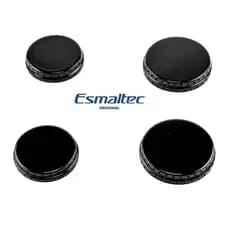 Kit 4 Tampas Espalhadores para Boca de Fogão Esmaltec Veneza /Caribe/ Munique /Ágata