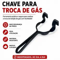 Chave Para Troca de Gás Botijão Ferramenta Prática Resistente