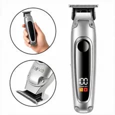 Máquina De Cortar Cabelo Elétrica Inova Profissional Portátil Precisão USB LED