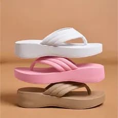 Chinelo Nuvem Feminino Flatform Plataforma Alta Tira Puffer Macio Tendência Moda Lindo