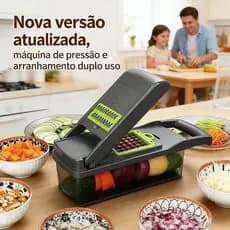 Fatiador de legumes cortador verduras multifuncional profissional em aço inoxidável 16 em 1