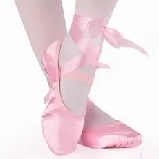 Sapatos de Balé de Algodão da Marca Lecheng, Tira Redonda, Yoga Indoor, Sapatos de Dança Adequados para Meninas