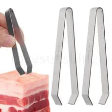 Pinça para Remover Penas de Frango/Salmão, Utensílios de Cozinha em Aço Inoxidável