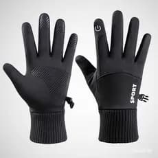 Luvas de Motocicleta Impermeáveis à Prova de Frio e Chuva Luvas de Manga Longa para Motocicleta Adequadas