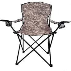 Cadeira Dobravel Camping Kala Comfort Plus 150kg Camuflado Com Apoio