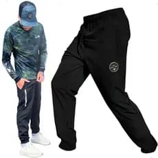 Calça Pesca Matadeira Tactel Fishing Confortável Cor Cinza / Preta Tam P ao G3