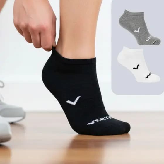Kit 6 Pares de Meias Soquete Cano Curto Sapatilha Invisível Masculina Feminina Unissex Algodão