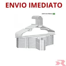 Cabide Infantil INFANTIL Acrílico Kit 10 a 50 SELECIONE Cabides Transparente Reforçado Organizar Roupas Acrílico Arara