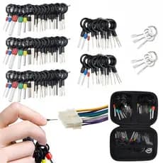 Kit 82 Removedor Extrator De Terminais Conectores Chaves