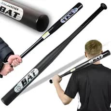 28"/32" Taco de beisebol de aço de liga espessada, taco de beisebol de fitness para carro