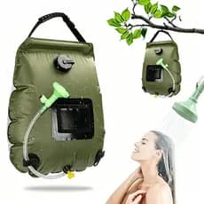 Ducha Portatil Chuveirinho Camping 20 Litros Bolsa Termica Aquecimento Solar