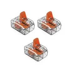 Conector De Emenda Wago 221-612 Original 6mm Kit Com 3 Unidades