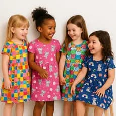 Vestido Infantil Menina Tamanho 01 ao 12