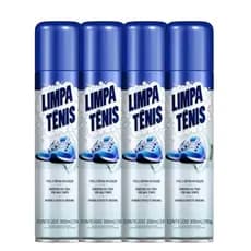 Kit 4 Limpa Tênis Premium Petroplus Lavagem a Seco Limpeza Profunda Remove Sujeiras