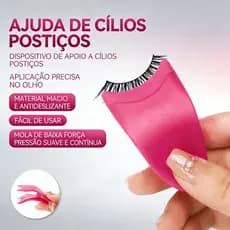 1/2/3 Pinça Auxiliar De Cílios Postiça Aplicadora Postiços Aplicador Rímel Clipe Maquiagem Para Olhos
