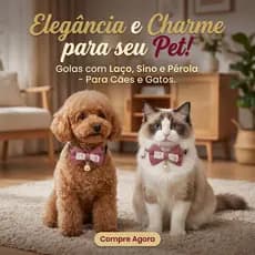 Coleira Pet Para Cachorro Pequeno Gato Animais De Estimação Regulador Ajustável Sino Fivela Segura Arco Acessórios