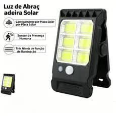 Luz Solar De Rua LED De Jardim À Prova D'água Indução Automática Com 3 Modos