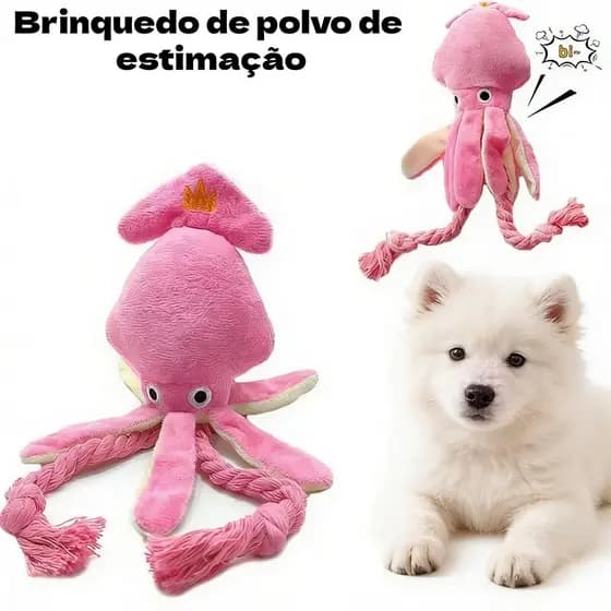 Alta qualidadeBrinquedo Pet Pelúcia Polvo Octopus Amigo Cães C/ Apito