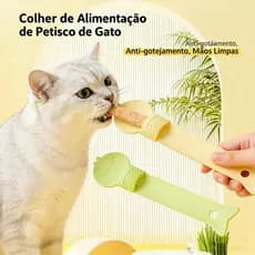Colher Espremedoura de Sachê Para Gatos Espatula Inteligente - PET