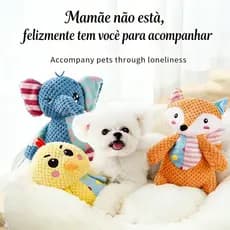 Brinquedo de Pelúcia Estilo Retrô para Animais, Boneco Calmante de Milho para Cães e Gatos