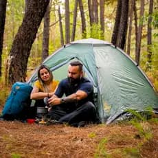 Barraca Camping Koala Guepardo 3 Pessoas 600mm Coluna Dágua Verde-escuro
