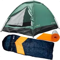 Kit Barraca Tribo 2 Pessoas Summer + Saco de Dormir Canyon + Isolante Tèrmico