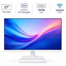 Computador All In One 27" Full HD Intel Core i5 12ª Geração 16GB RAM SSD 256GB Empresa Escritório
