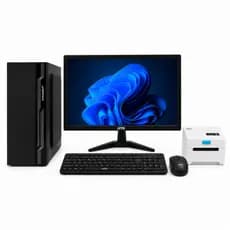 Computador PDV Completo i5 8GB SSD 256GB Monitor 20" Impressora Térmica com Teclado e Mouse WiFi