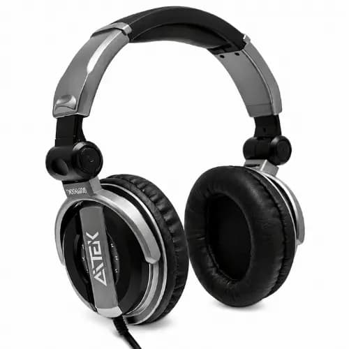 Headset DJ Profissional 57mm 64Ω Cabo 3m OFC Fone Estúdio Áudio Hi-Fi Plug 3.5mm P2 Adaptador 6.3mm