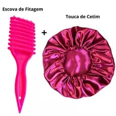 Kit Escova Finalizadora + Touca Anti Frizz Cabelo Perfeito PROMOÇÃO