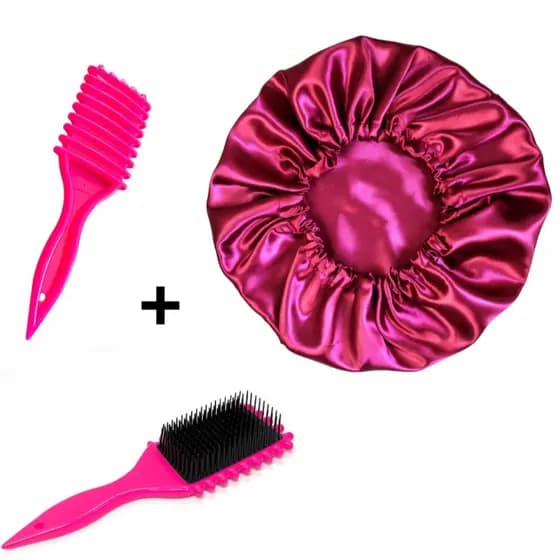 Kit Escova + Touca Finalização Profissional Sem Frizz O Kit ideia para você!!