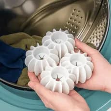 Kit Removedor De Pelos Reutilizável Para Máquina De Lavar | Bolas Tira Pelos Pet Roupa Limpa Fácil