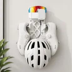Suporte de Parede Para Capacete Sapatilha Óculos e GPS Garmin IGPSports Bike Ciclismo Organizador Multifuncional