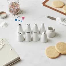 Kit Confeiteiro 8 Bicos Russos Jogo De Bicos Confeitaria Decoracao Bolos Doces Cupcakes