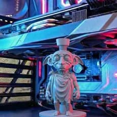 SUPORTE PARA PLACA DE VIDEO NVIDIA AMD DOBBY HARRY POTTER AJUSTÁVEL ALTURA MAXIMA 10CM ALTURA MINIMA 5CM