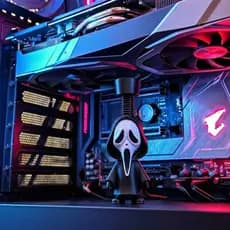 SUPORTE PARA PLACA DE VIDEO NVIDIA AMD GHOSTFACE AJUSTÁVEL ALTURA MÁXIMA 12CM ALTURA MINIMA 6CM