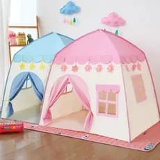 Tenda dobrável para crianças, meninos, castelo, meninas, cabana, ambiente interno e externo