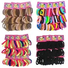 Kit 36-72 Unidade Elástica Laço de Cabelo Xuxinha Rabico Para Cabelo