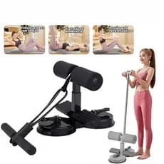 Sit-Up de solo, equipamento de exercícios abdominais, equipado com ventosa poderosa