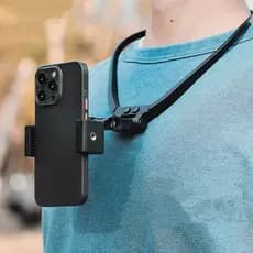 Faixa de suporte para pescoço de celular, roupa de pescoço, à prova de choque, ajustável, confortável de usar, convenien