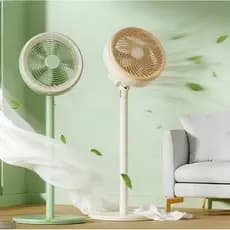 Ventilador de cinco lâminas com Base estável Circulação de 180 graus, 127V, forte potência eólica