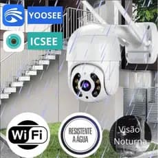 Câmera IP externa A8, à prova d'água, com infravermelho, alarme, Wi-Fi, HD, Sensor esportivo, tensão dupla, suporte para