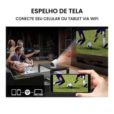 Projetor Magcubic HY300 4K HD de 150 polegadas, adequado para telefones celulares, caixas de TV, Xboxes, PS, PC e envio