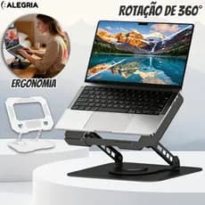 Suporte de Metal Ajustável Para Notebook 10 Ate 17" Giratória de 360° N263
