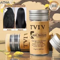 Bastão de Cera para Cabelo Anti-Frizz Frizzy Hair Tidying Creme Suavizante Styling Stick de Cera para Cabelo Sólido