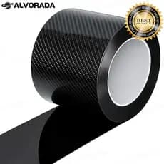3D Adesivo De Fibra De Carbono Pára-Choques sSrip Interior Do Carro Corpo À Prova Dwaterproof Água Anti Risco-ALV