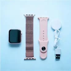 Nova pulseira de relógio inteligente Digital pulseira de aço freqüência cardíaca chamada Bluetooth pronto estoque Saint